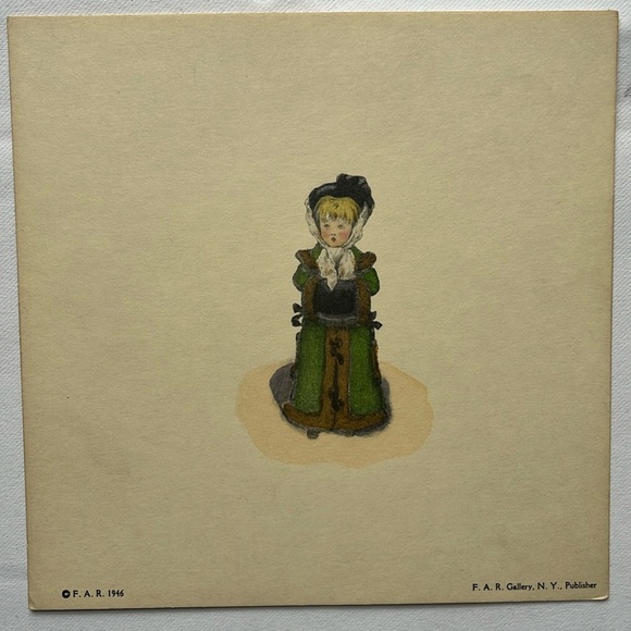 Kate Greenaway Vintage Print / Adorable Prints - Picture 2 of 4
